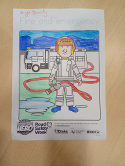 Road Safety Colouring Activity