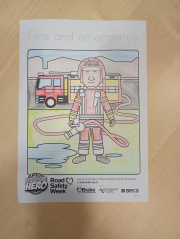 Road Safety Colouring Activity