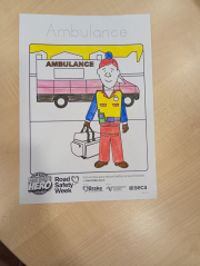 Road Safety Colouring Activity